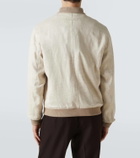 Zegna Linen bomber jacket