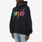 Gucci Men's Graphic Popover Hoody in Black