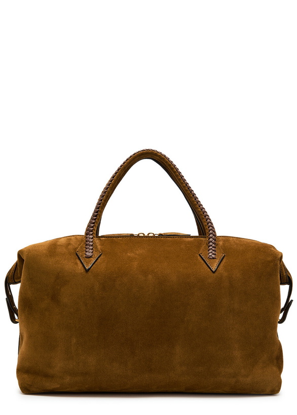 Photo: Metier Vérité City Suede top Handle bag - Tan - One Size