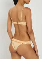Faithfull The Brand Esterel Frill Bikini top Off White