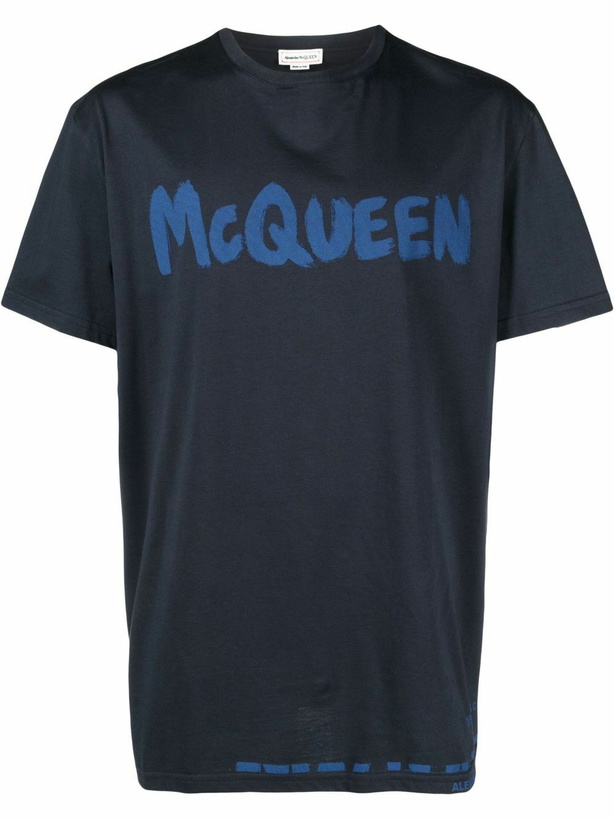 Photo: ALEXANDER MCQUEEN - Logo Cotton T-shirt