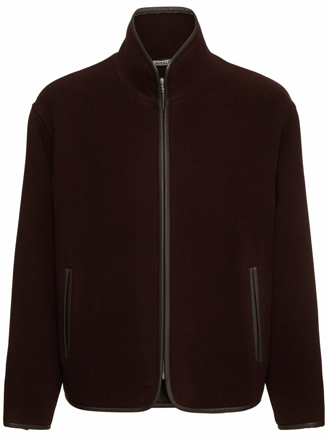 AURALEE Double Heavy Wool Cloth Zip Jacket Auralee AURALEE Double Heavy Wool Cloth Zip Jacket Auralee