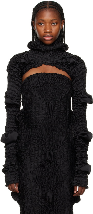 Photo: Feben Black Bolero Turtleneck