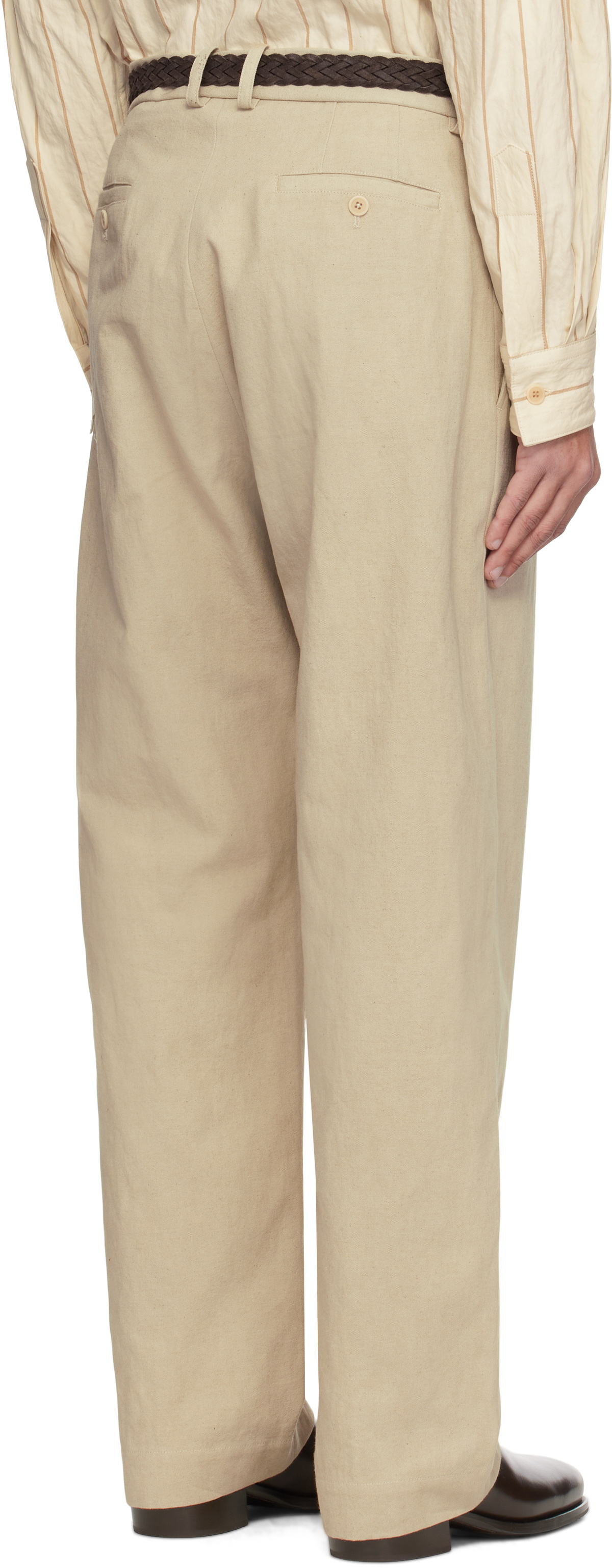 colbo Beige Chinos Trousers