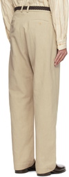 colbo Beige Chinos Trousers
