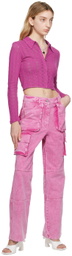 AGR Pink Zip Shirt