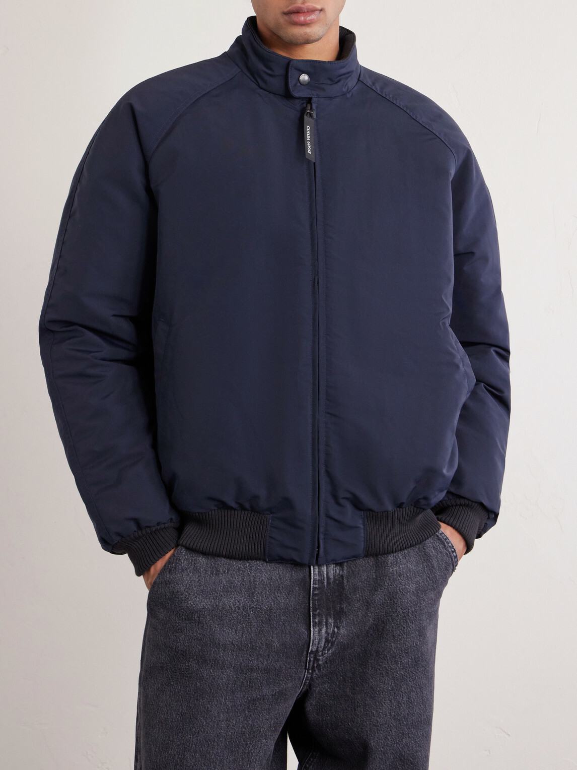 Canada Goose - Legacy Organic Cotton-Blend Down Bomber Jacket - Blue