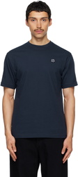 Kenzo Navy Kenzo Paris 'Boke Flower' Embroidered T-shirt