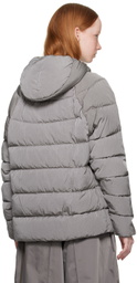 C.P. Company Gray Eco Chrome-R Goggle Down Jacket