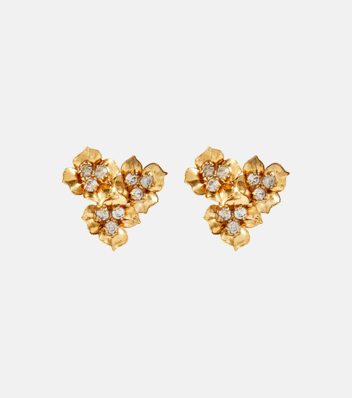 Jennifer Behr Maye embellished floral earrings Jennifer Behr