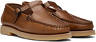 HEREU Brown Alber Rubber Veg Tan Loafers