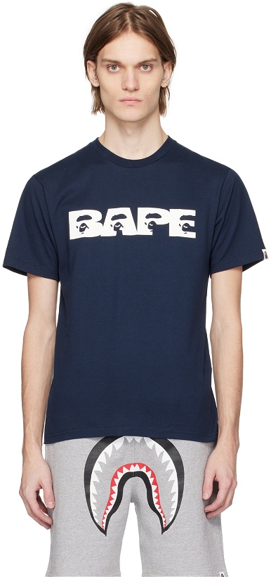 Photo: BAPE Navy Graphic T-Shirt