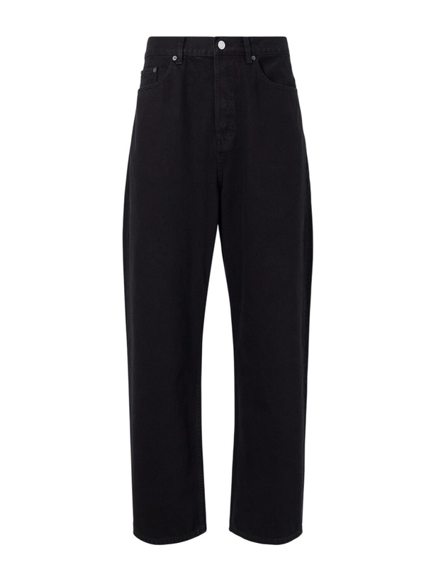 Photo: FRAME - Wide-Leg Jeans - Black