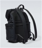 Zegna Leather-trimmed backpack