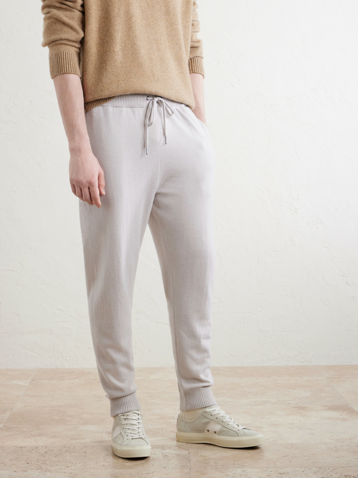 Derek Rose - Finley Cashmere Drawstring Sweatpants - Neutrals