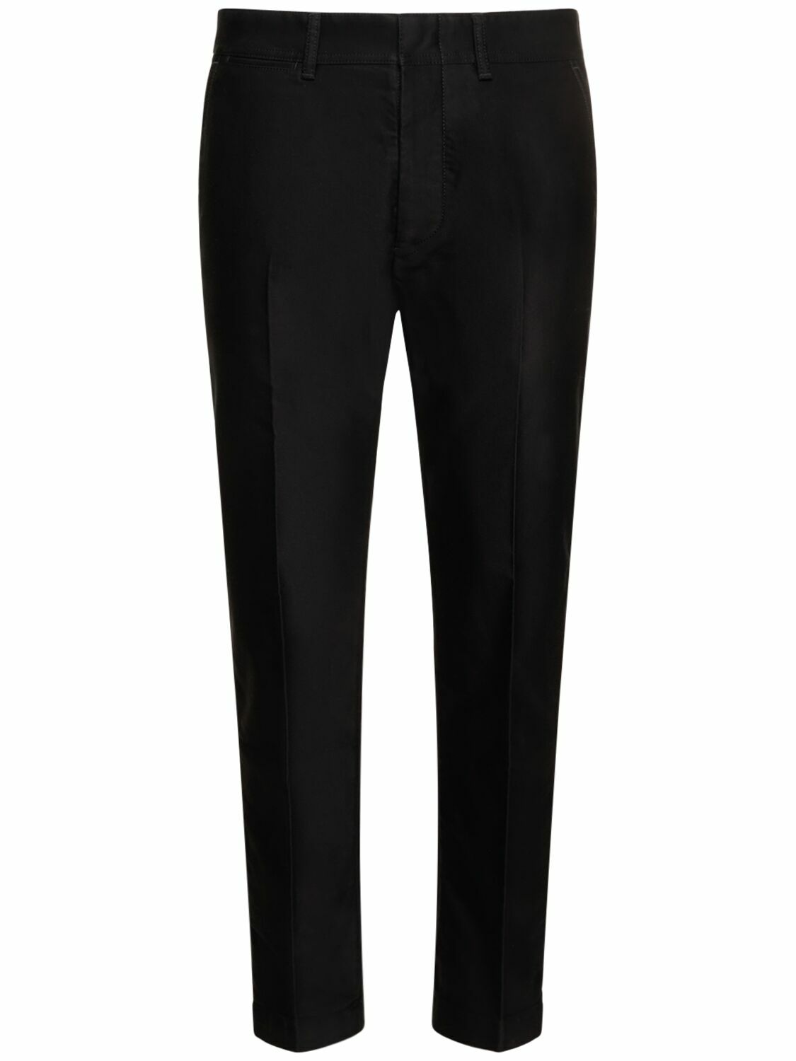 TOM FORD - Compact Cotton Chino Pants TOM FORD