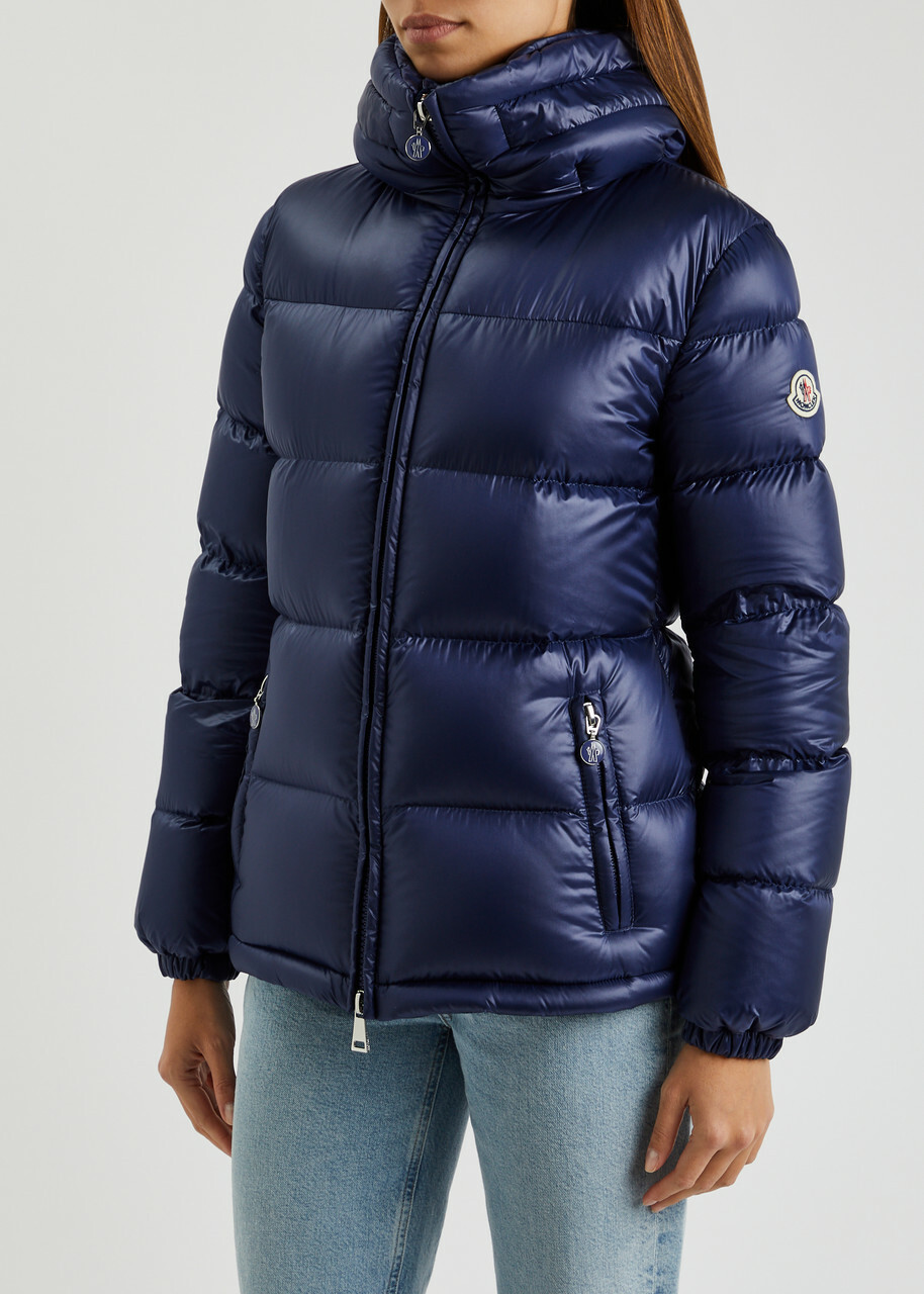 Moncler Douro Quilted Shell Jacket Navy Moncler
