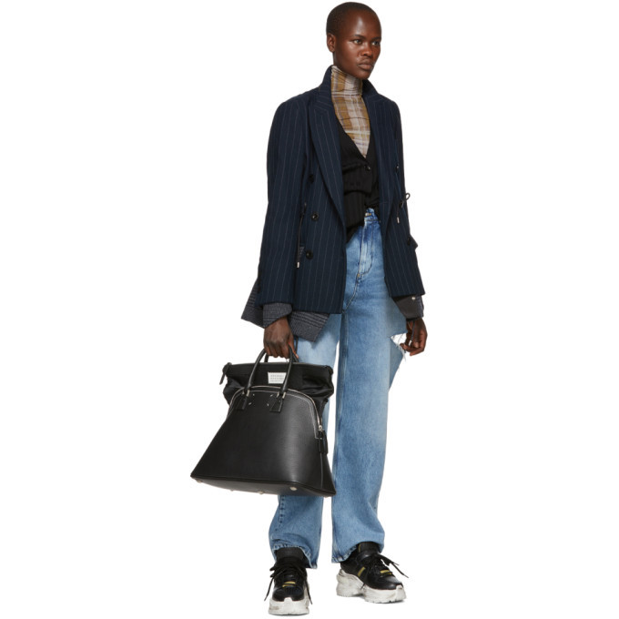 Maison Margiela Blue Thigh Slit Jeans Maison Margiela