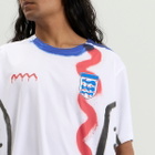 Navinder Nangla Men's Ingerlund Foootball Jersey in White/Blue/Red