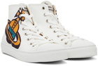 Vivienne Westwood White Plimsoll High-Top Sneakers