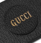 GUCCI - Logo-Print Full-Grain Leather Cardholder - Black