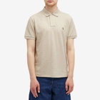 Polo Ralph Lauren Men's Custom Fit Polo Shirt in Expedition Dune Heather