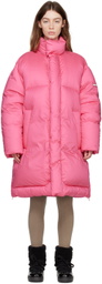 AMBUSH Pink Quilted Down Jacket