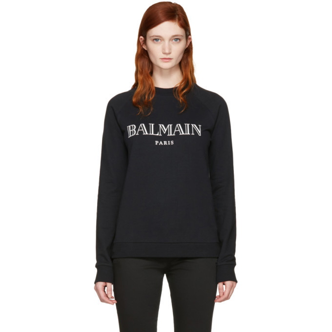 Balmain Black Logo Pullover Balmain