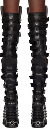 VETEMENTS Black New Rock Edition Gamer Tall Boots