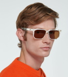 Bottega Veneta - Square acetate sunglasses