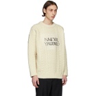 N.Hoolywood Off-White Cable Knit Will Sweater