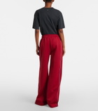 Rabanne Zip-up jersey track pants