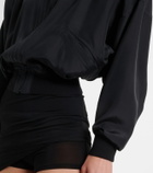 Gucci Silk poplin bomber jacket