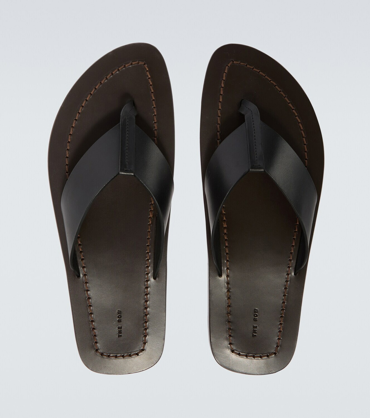 The Row Dan leather thong sandals