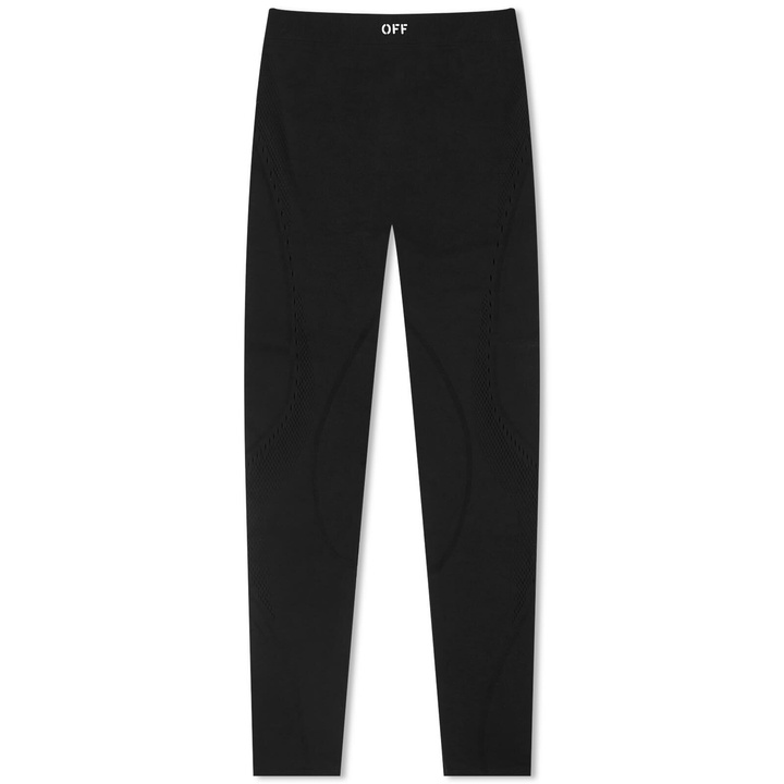 Photo: Off-White Women's Seamless Mesh Leggings in Black