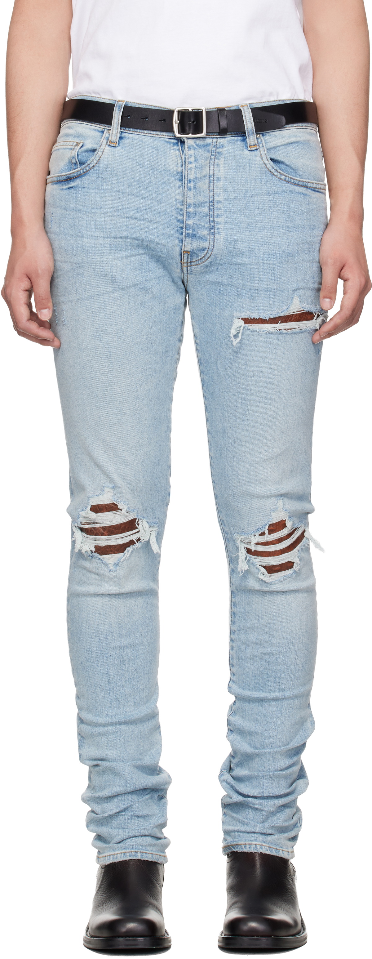 AMIRI Blue Croc MX1 Jeans