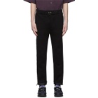 Prada Black Technical Cotton Trousers
