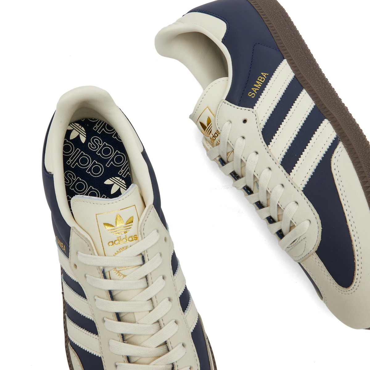 Adidas Women's Samba OG W Sneaker in Night Indigo/White