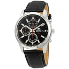 Orient Sporty Chronograph Black Dial Mens Watch FKU00004B