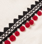 BODE - Embroidered Linen and Cotton-Blend Jacket - Neutrals
