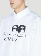 Balenciaga - Painted Logo Shirt in White