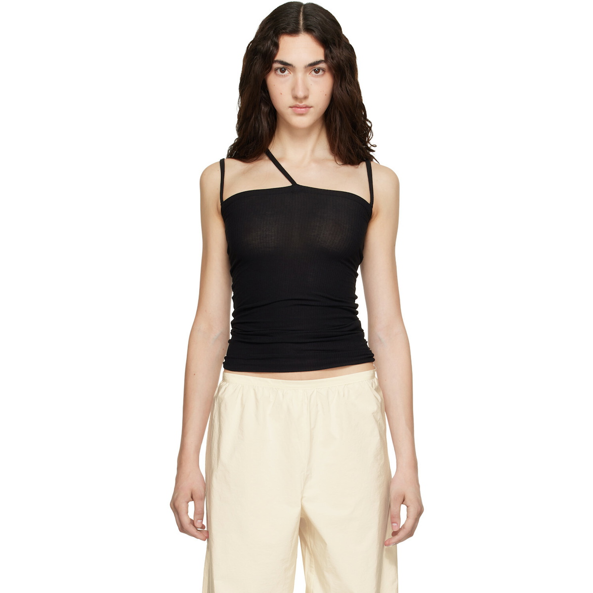 Baserange Black Nida Tank Top