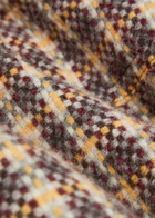 Vowels Checked Wool and Mohair-blend Overshirt Multicoloured