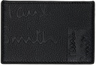 Paul Smith Black Embossed Logo Card Holder