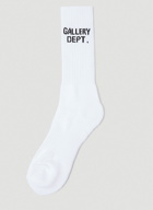 Logo Socks in White
