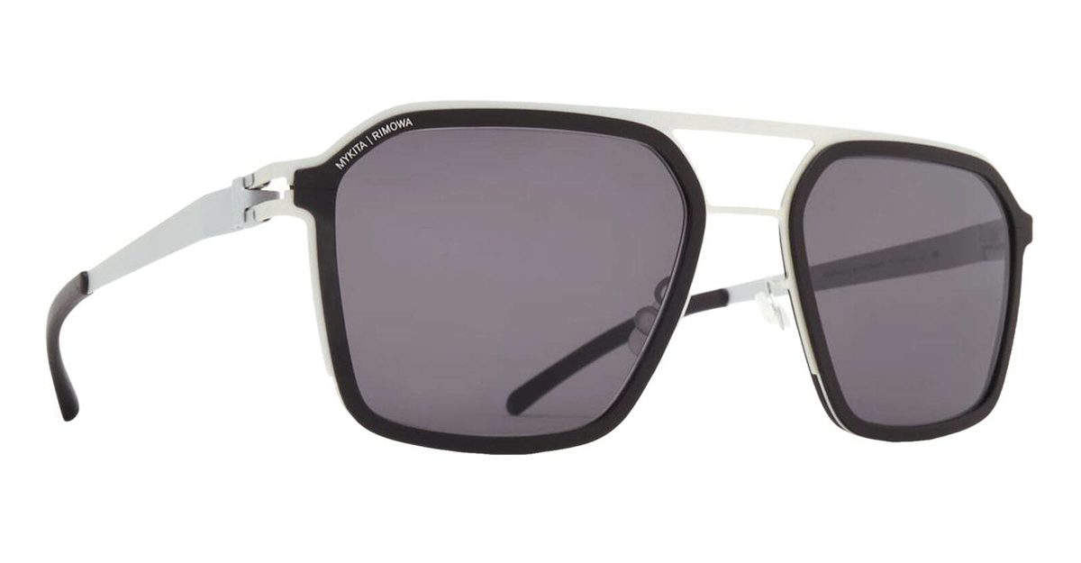 Mykita Mr003 Al1 - White Silver / Black / Coolgrey Lens Sunglasses
