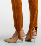 Chloé Velvet stirrup pants