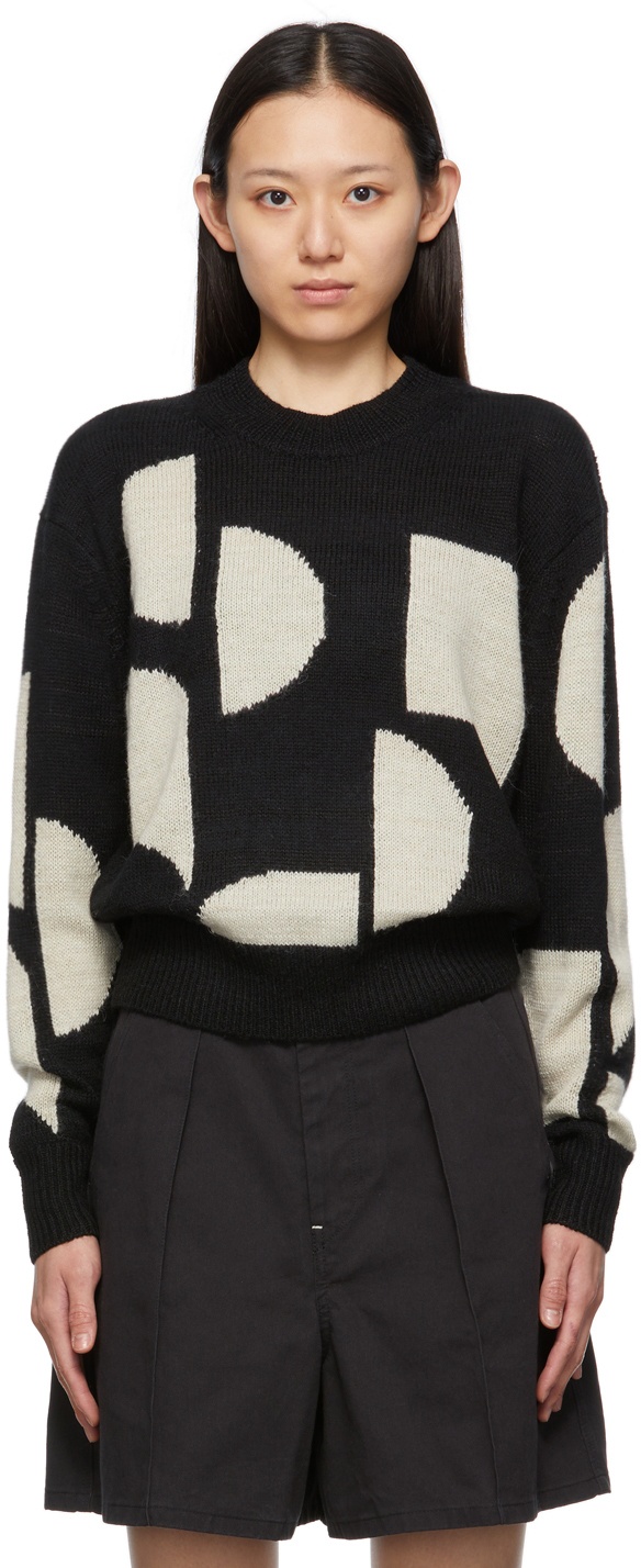 Isabel Marant Etoile Black & Off-White Kris Sweater Isabel Marant Etoile