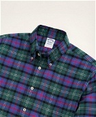 Brooks Brothers Men's Regent Regular-Fit Portuguese Flannel Shirt | Green