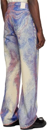 CAMPERLAB Multicolor Trompe-L'œil Jeans